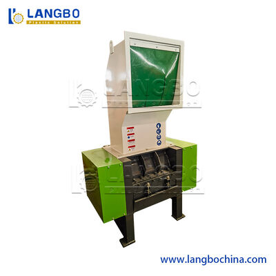 Máquina Trituradora de Plástico Industrial Pequena/Mini para Resíduos de PVC/PP/PE/PET em Filme, Saco/Folha/Lata/Perfil/Garrafa/Barril, com Metal e Cabo