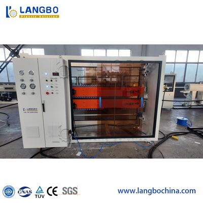 Linha de produção de tubos HDPE com extrusora de parafuso único de alto torque