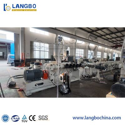 Máquina para fabricação de tubos de PE / PEAD de 16-400 mm e linha de produção de tubos de plástico