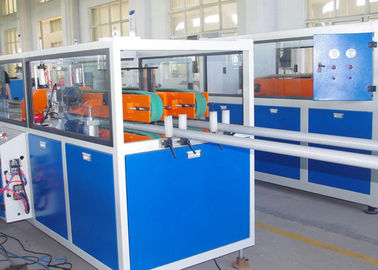 Máquina gêmea cônica da produção da tubulação do Pvc do parafuso do motor de Siemens, tubo do PVC que faz a máquina
