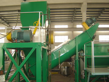 Filme plástico Waste que recicla a máquina, linha de lavagem secagem do filme do PE dos PP do ar quente