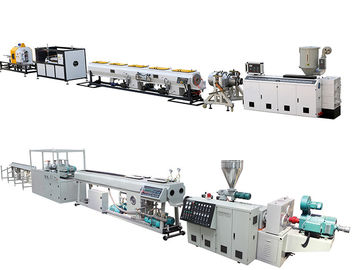 Linha de extrusão de plástico de tubos de PVC de motor da Siemens Alta automática