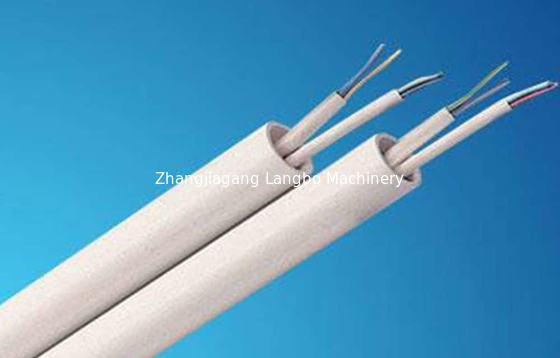 Máquina de fabricação de tubos de conduta de PE de 16 mm Twin Single Screw Extruder para abastecimento de gás de água