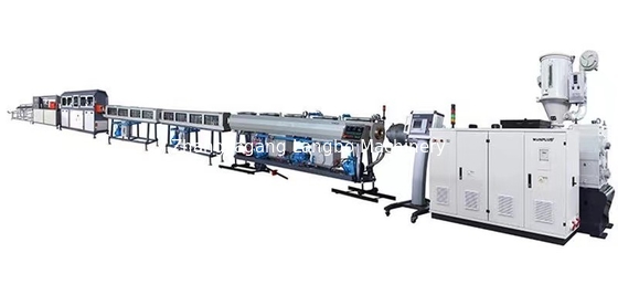 O PLC controlou a linha de produção da tubulação de mangueira do PE