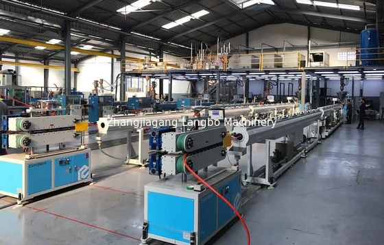 linha único parafuso da extrusão da produção da tubulação do PE de 110mm do PLC