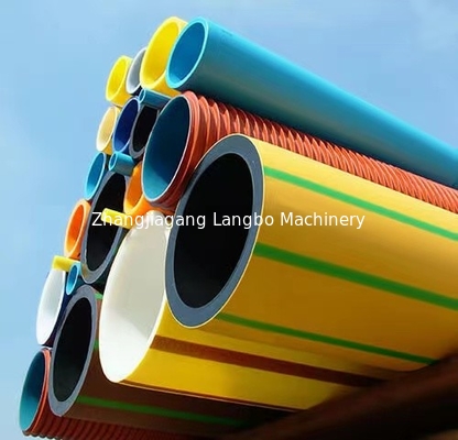 Linha de produção de tubos de abastecimento de água de grande diâmetro de plástico PE HDPE Máquina de extrusão