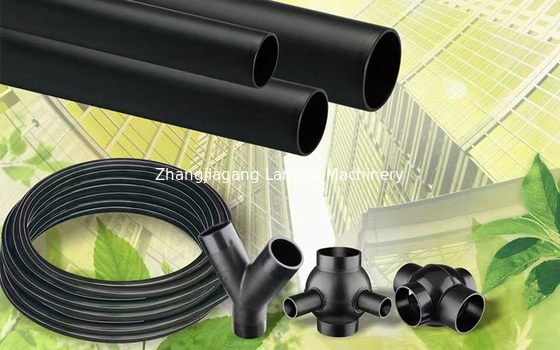 Linha de produção de extrusão de tubos de chapéu de isolamento térmico de HDPE