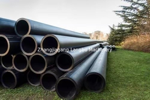 Máquina de fabricação de tubos de HDPE de cor personalizada com cortador planetário
