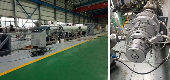 Motor automático da máquina 65mm  da extrusão da tubulação do Hdpe