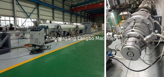 Motor automático da máquina 65mm Siemens da extrusão da tubulação do Hdpe