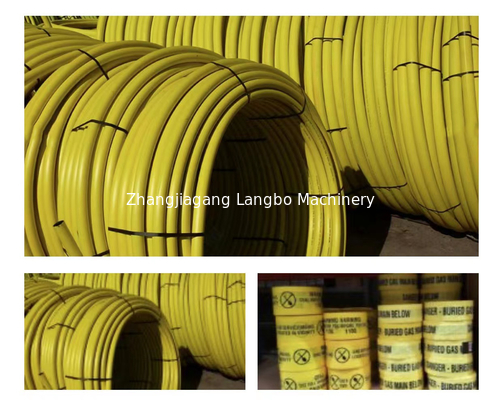 Linha de produção de extrusão de tubos de HDPE profissional personalizável Certificação CE