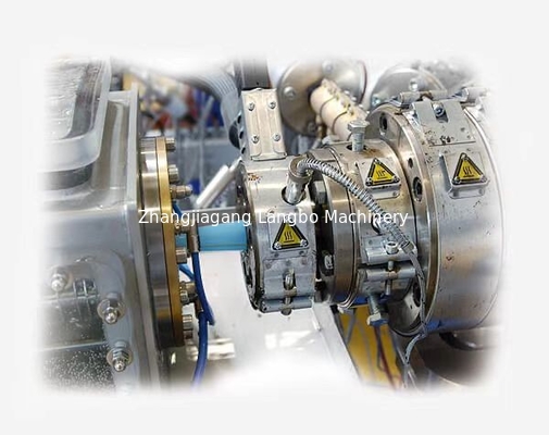 Produção plástica da extrusão da tubulação de PPR com controlo a distância do PLC de Mark Line 63mm