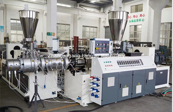 Linha Multilayer 16mm - 63mm 180kg/PLC da extrusão da tubulação de Ppr de H Siemens