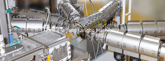 Linha Multilayer 16mm - 63mm 180kg/PLC da extrusão da tubulação de Ppr de H Siemens