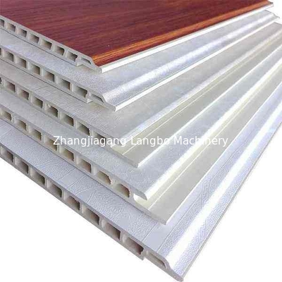 Máquina de fabricação de extrusores de perfis de placas de plástico para painéis de tecto de PVC