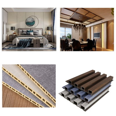 Máquina de fabricação de painéis de parede WPC para decoração de interiores e exteriores