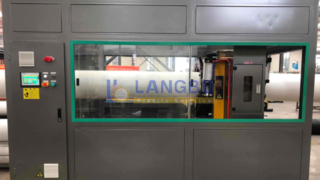 Linha de extrusão para produção de tubos de PE de 110mm, PLC, rosca simples