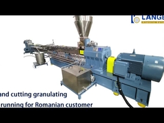 Máquina de Pelletização de Plástico HDPE / PET Extrusora de Estágio Único Economia de Energia