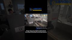 Linha de peletização para reciclagem de PET HDPE LDPE PP PE#reciclagemplástico #máquinadepeletização