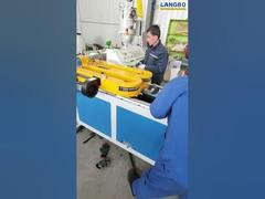 Máquina de Extrusão de Tubo Corrugado de HDPE 16-63mm #tubocorrugado #extrusãoplástica #tubodehdpe