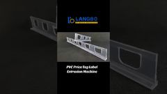Máquina de Extrusão para Etiqueta de Preço em PVC para Prateleira de Supermercado