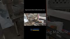 Suporte para Etiqueta de Preço Linha de Extrusão de Perfil de Etiqueta de Preço #ExtrusãoDePerfil#pvc #tubopvc #fábrica