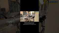 Linha de extrusão de tubo PPR de três camadas de 20-63mm funcionando perfeitamente na fábrica