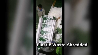 Saco tecido de garrafa plástica PP/PE/HDPE/LDPE Trituradora de reciclagem