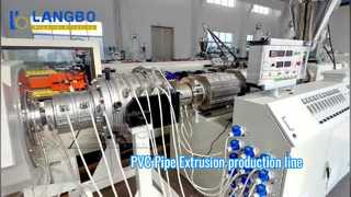 Linha de produção de extrusão de tubos de PVC