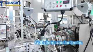 Processo de extrusão de perfil de PVC | Demonstração de fábrica