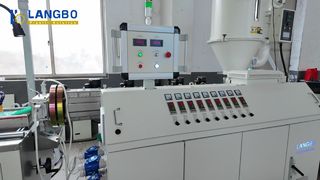 Execução de teste da linha de produção de perfil Waterstop | Demonstração completa do processo de extrusão